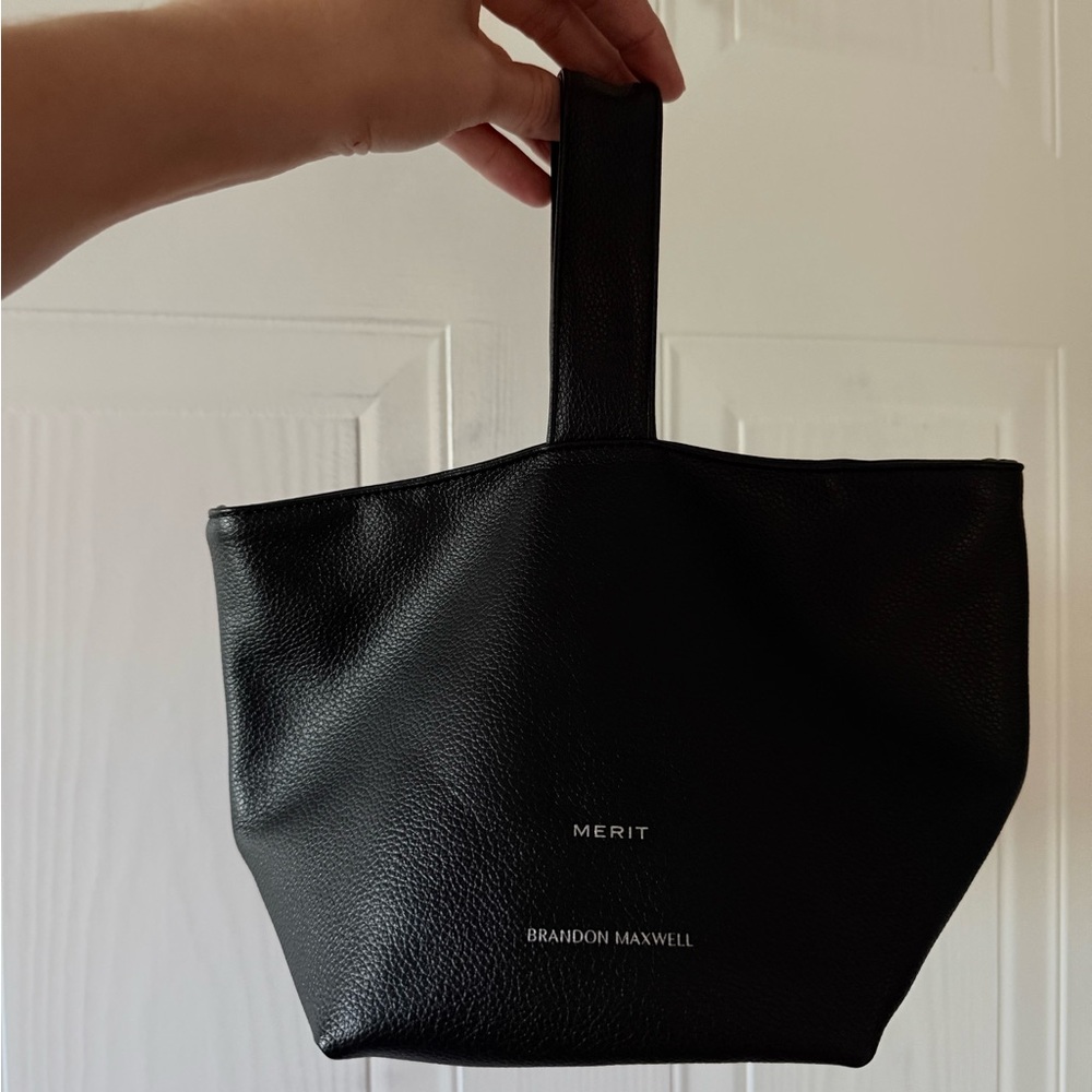 Merit X Brandon Maxwell vegan leather bag - Picture 2 of 3
